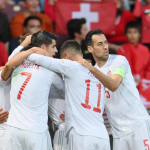 西班牙1-0瑞士，攻破瑞士主场8年不败金身